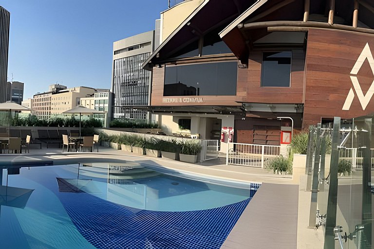 Queridinho Studio centro+Piscina+Netflix+WiFi