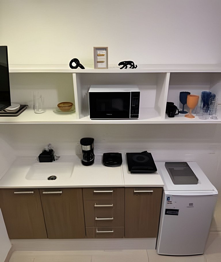 Queridinho Studio centro+Piscina+Netflix+WiFi