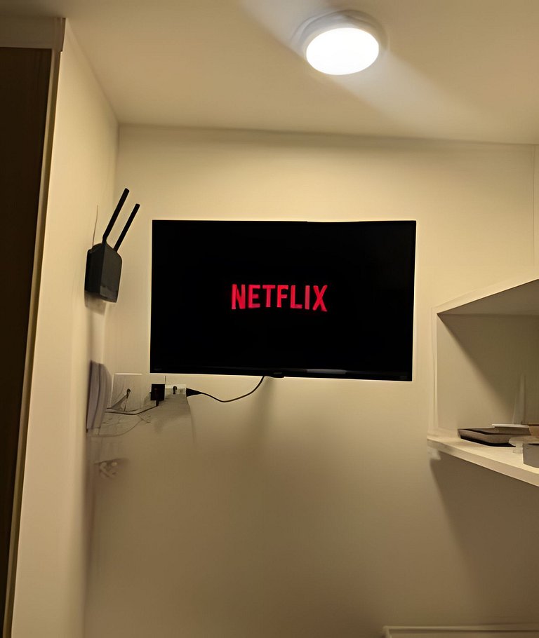 Queridinho Studio centro+Piscina+Netflix+WiFi