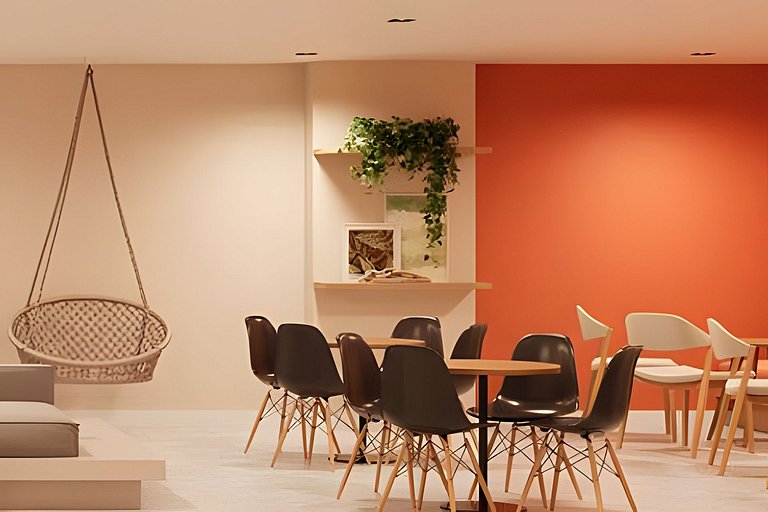 Queridinho Studio centro+Piscina+Netflix+WiFi