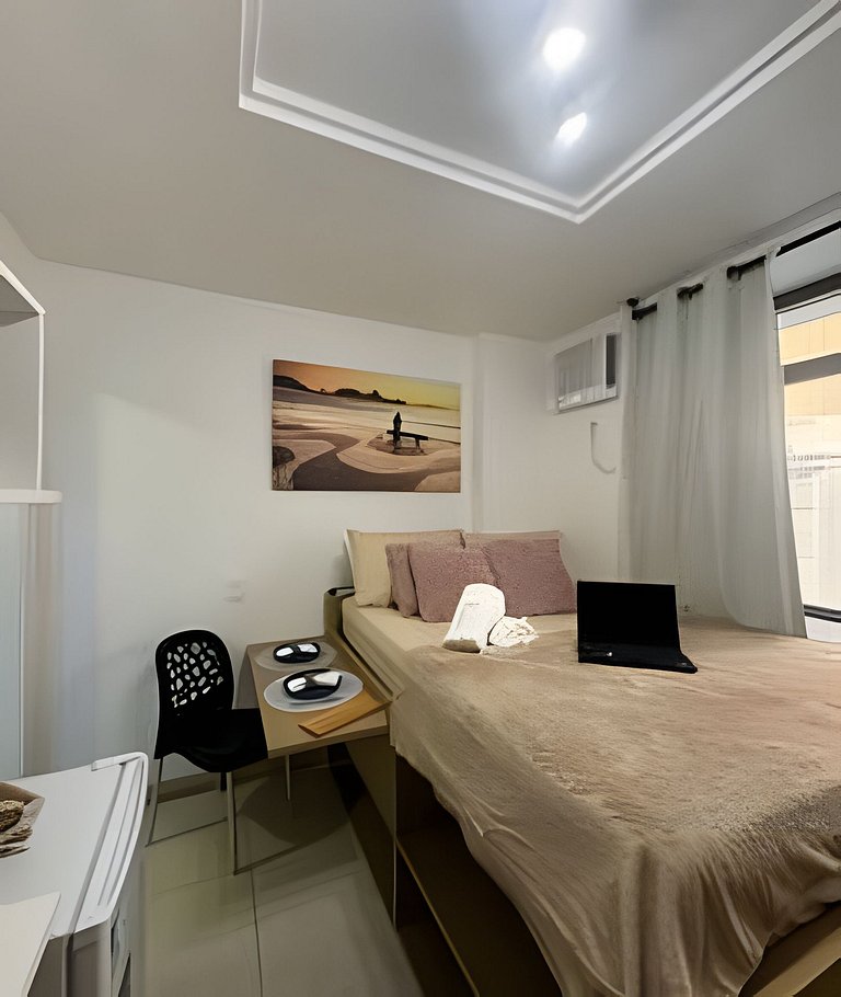 Queridinho Studio centro+Piscina+Netflix+WiFi