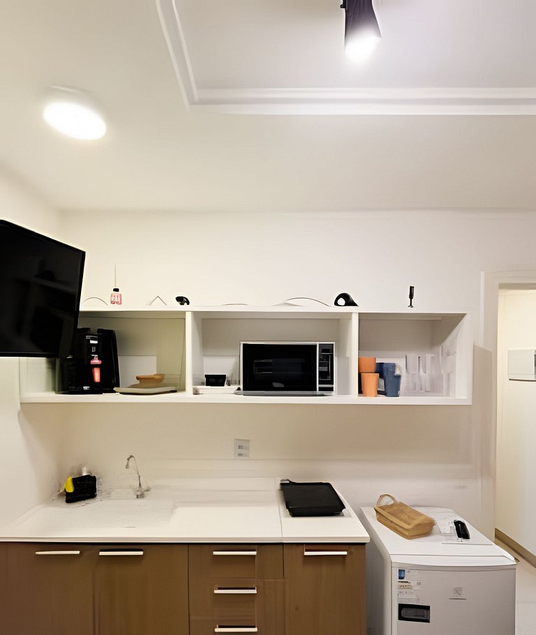 Queridinho Studio centro+Piscina+Netflix+WiFi