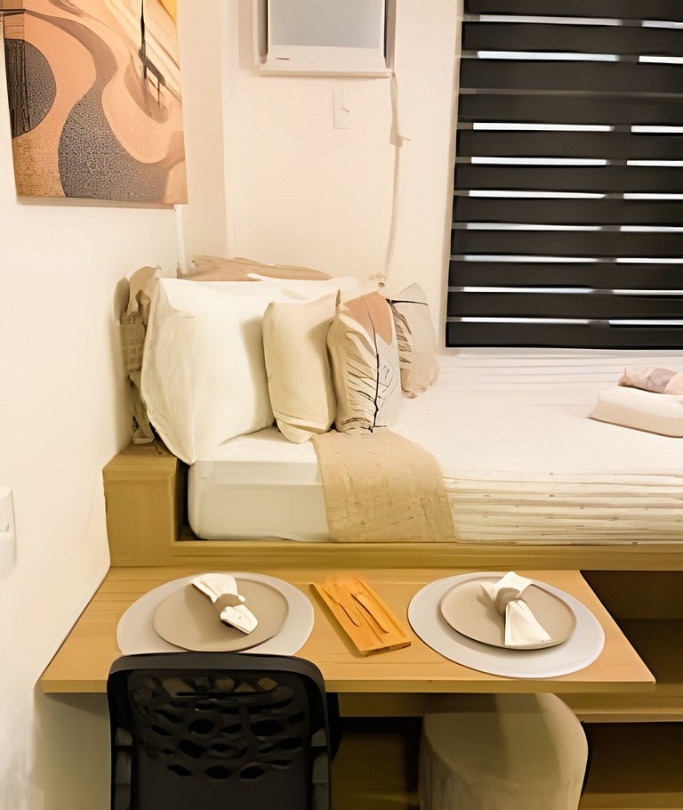 Queridinho Studio centro+Piscina+Netflix+WiFi