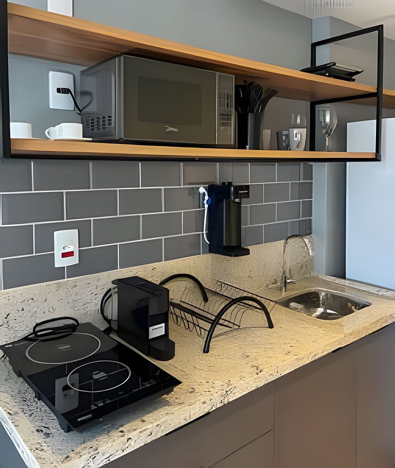 Vista mar S/Taxa de limpeza+piscina aquecida+WIFI