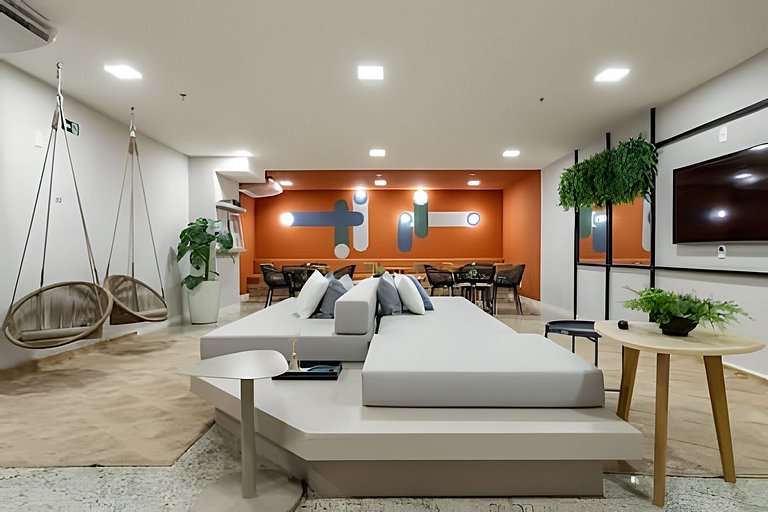 Único! Sem Taxa extra-Studio Maua Piscina+Wifi