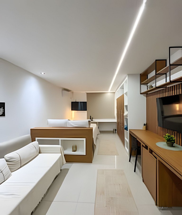 Único! Sem Taxa extra-Studio Maua Piscina+Wifi