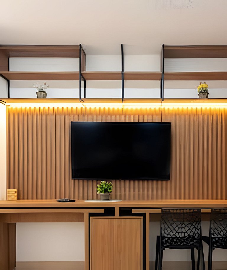 Único! Sem Taxa extra-Studio Maua Piscina+Wifi