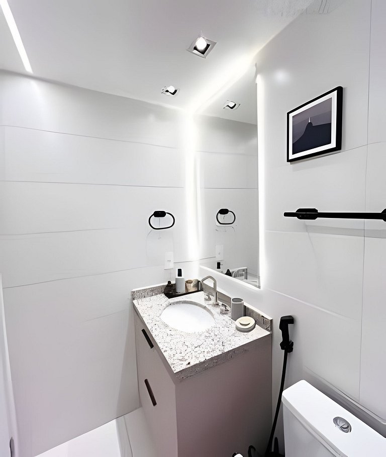 Imperdível! Studio Vista Mar+Piscina Aquecida