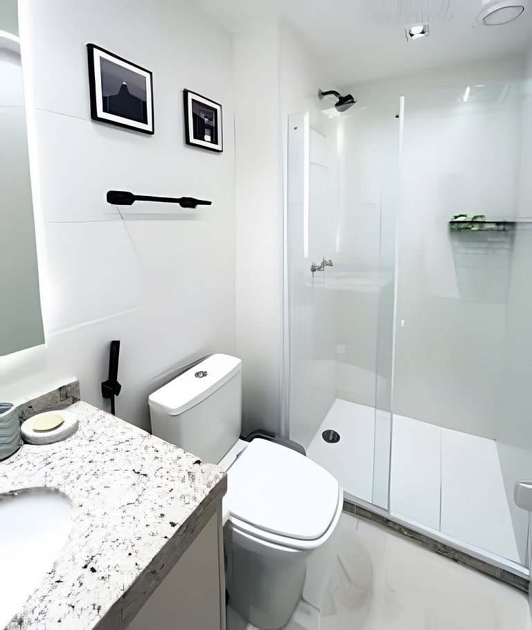 Imperdível! Studio Vista Mar+Piscina Aquecida