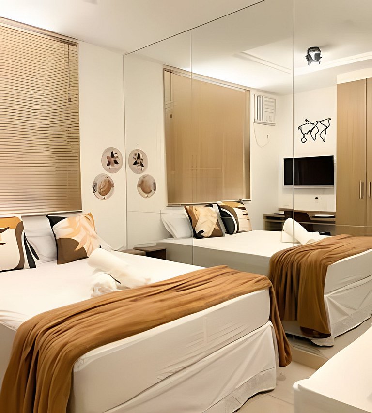 Melhor Novo Preço-Studio Central Luxo+Piscina+WiFi