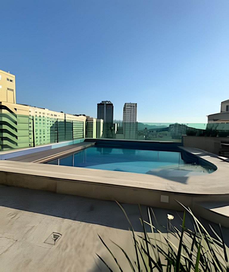 Melhor Novo Preço-Studio Central Luxo+Piscina+WiFi