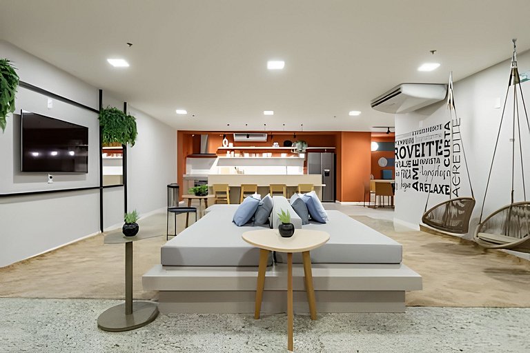 Melhor Novo Preço-Studio Central Luxo+Piscina+WiFi