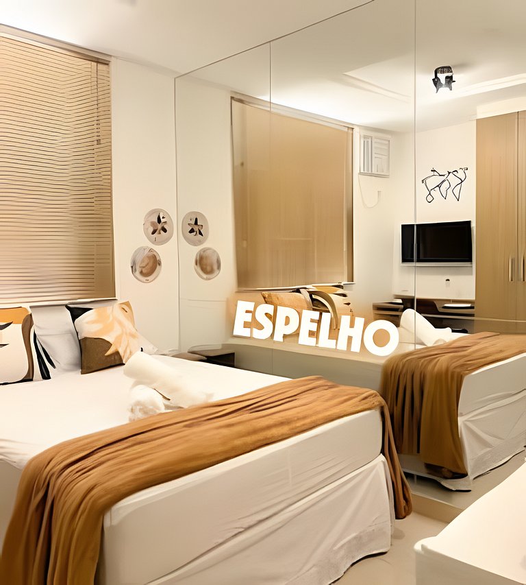 Melhor Novo Preço-Studio Central Luxo+Piscina+WiFi