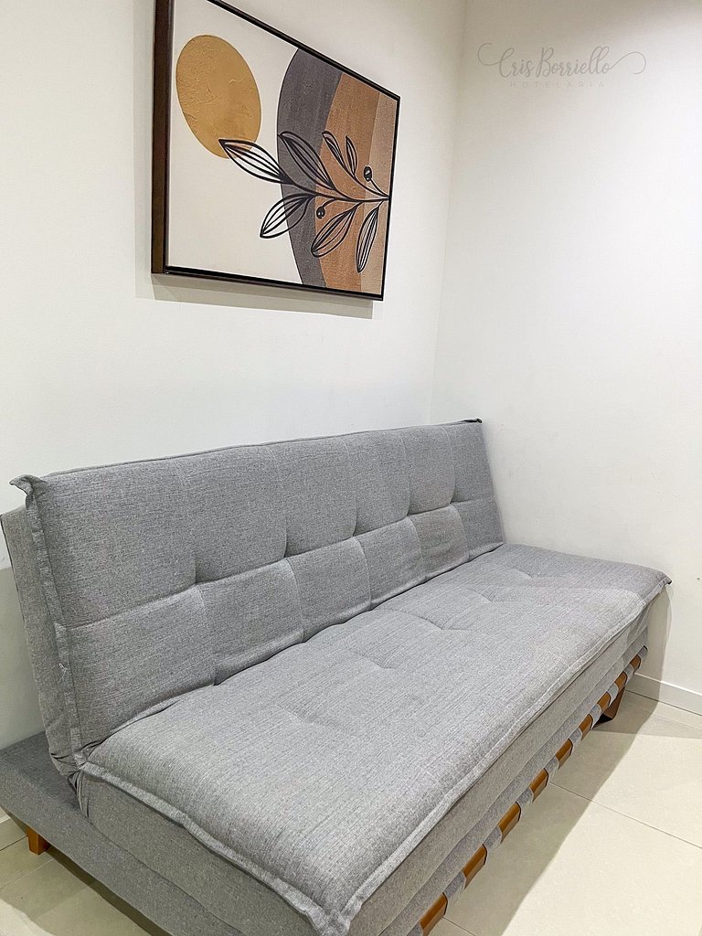 Taxa Inclusa-Studio Varanda+Piscina Aquecida+WIFI