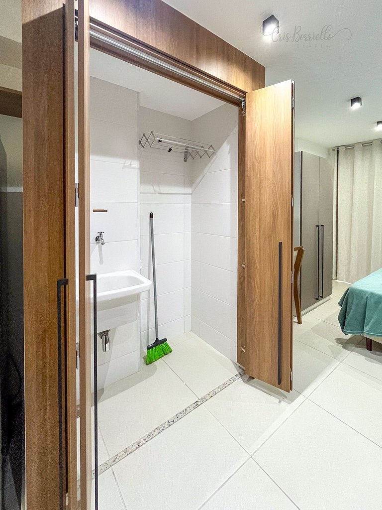 Taxa Inclusa-Studio Varanda+Piscina Aquecida+WIFI