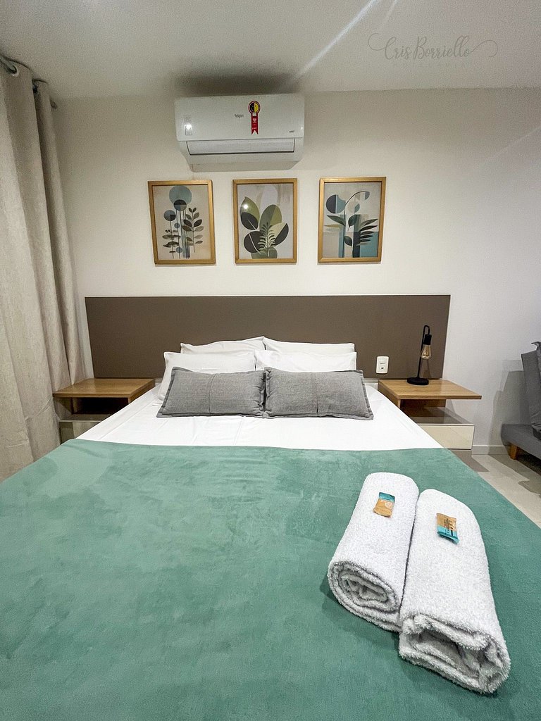 Taxa Inclusa-Studio Varanda+Piscina Aquecida+WIFI