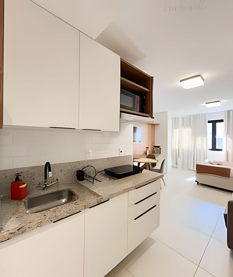 Super Novinho Studio+WiFi+Piscina Aquecida