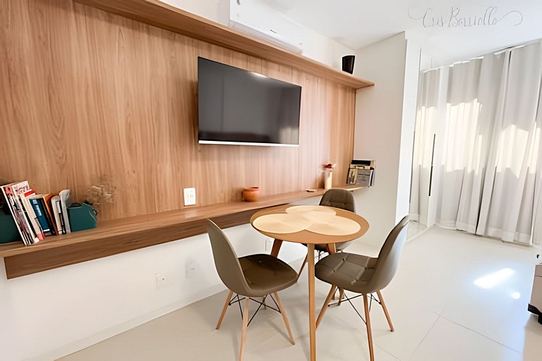 Super Novinho Studio+WiFi+Piscina Aquecida