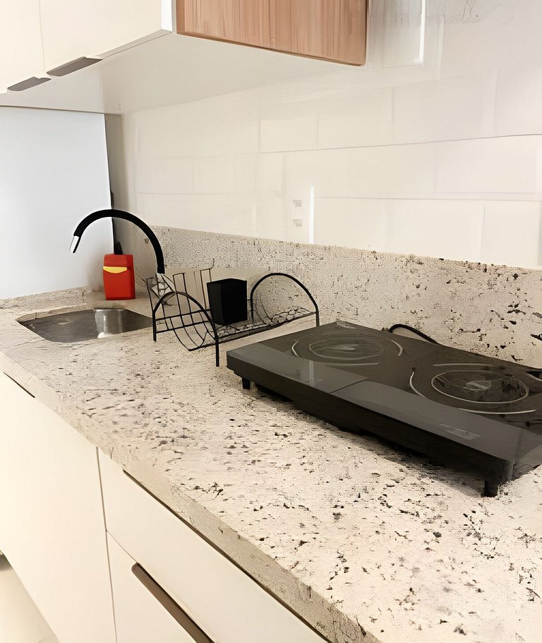 Super Novinho Studio+WiFi+Piscina Aquecida