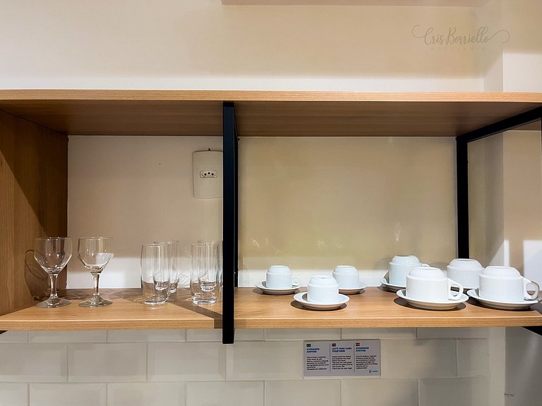 Imperdível! Studio Vista Mar+Piscina Aquecida