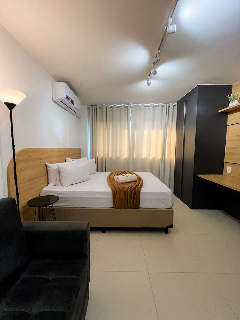 Apto Stúdio Super Moderno e Bem Localizado