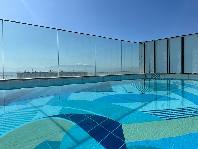 Vista espetacular S/Taxa piscina aquecida WIFI