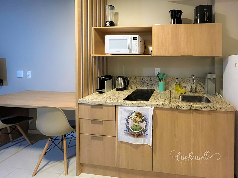 Estúdio Novo-Sem taxa de limpeza+piscina+Wifi