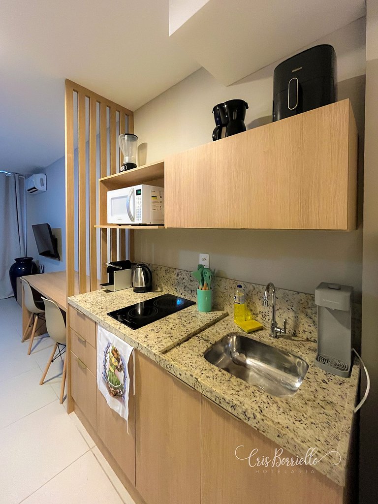 Estúdio Novo-Sem taxa de limpeza+piscina+Wifi