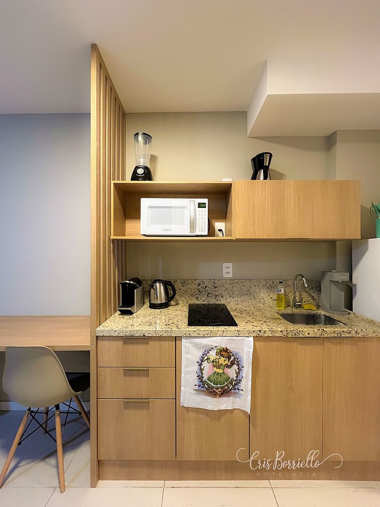 Estúdio Novo-Sem taxa de limpeza+piscina+Wifi