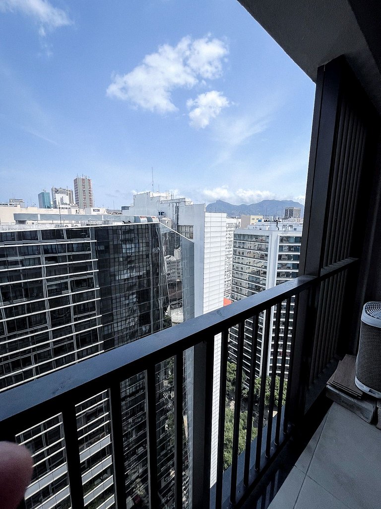 Studio novíssimo no centro c/ piscina aquecida