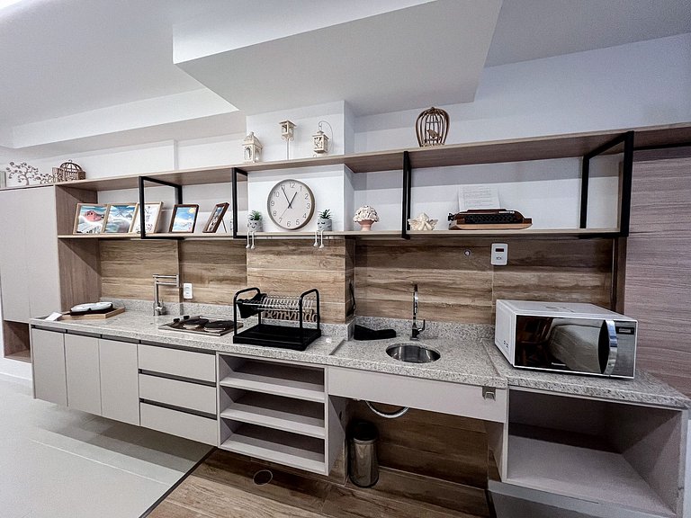 Studio novíssimo no centro c/ piscina aquecida