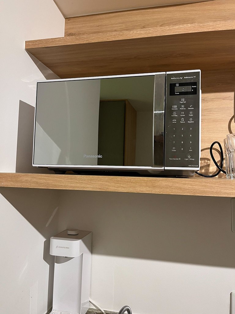 Studio Centro piscina aquecida em 6 x sem juros