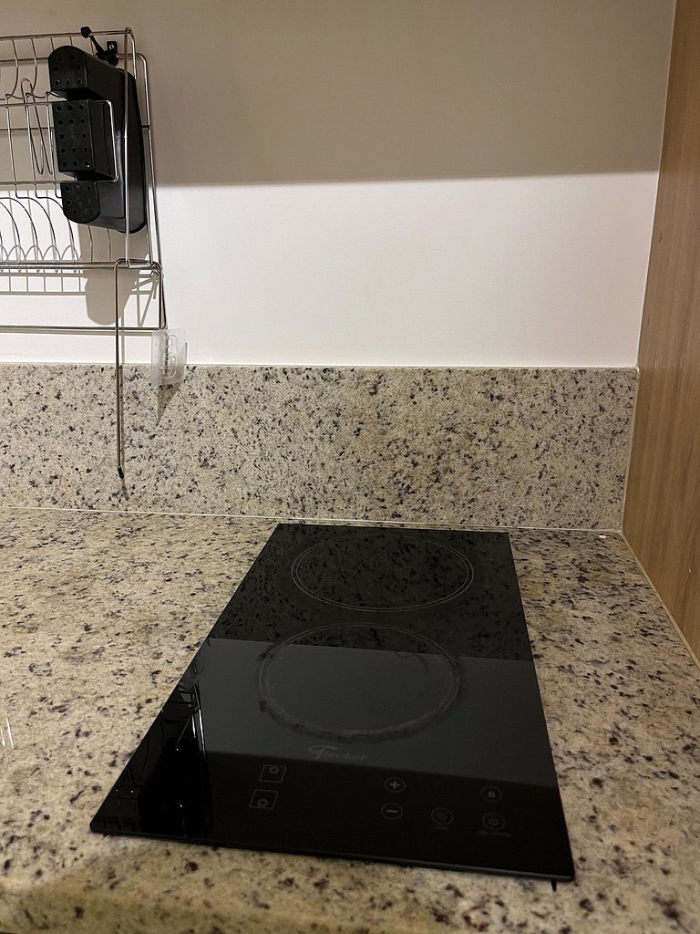 Studio Centro piscina aquecida em 6 x sem juros