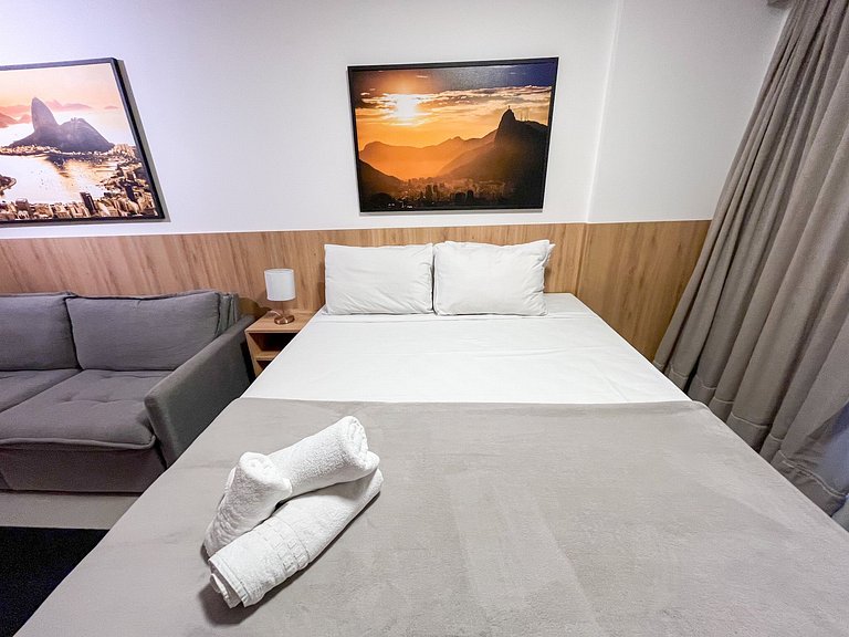 Melhor Studio no Rio de Janeiro+Piscina+6x s/juros