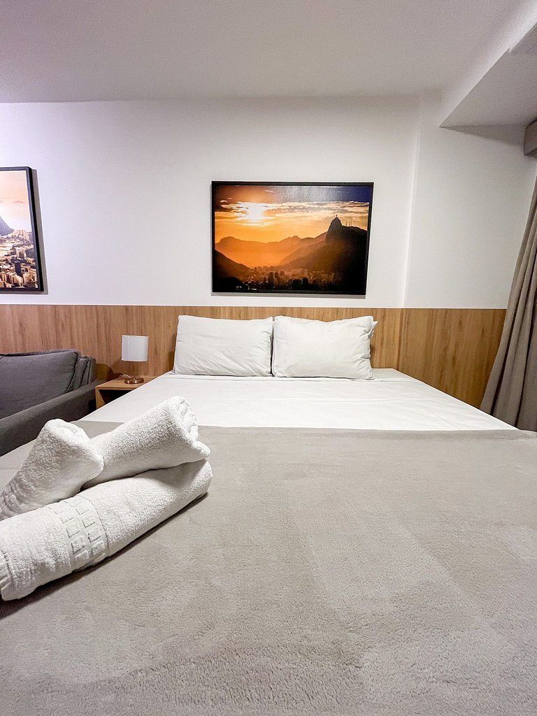 Melhor Studio no Rio de Janeiro+Piscina+6x s/juros