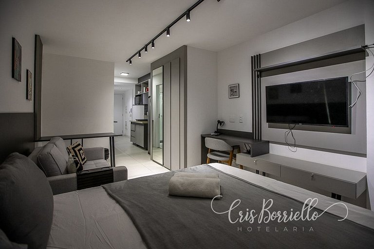 Studio no centro do RJ c/ piscina aquecida