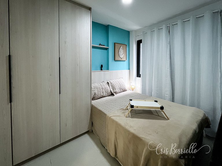 NOVO - Estúdio moderno no Centro próximo de tudo