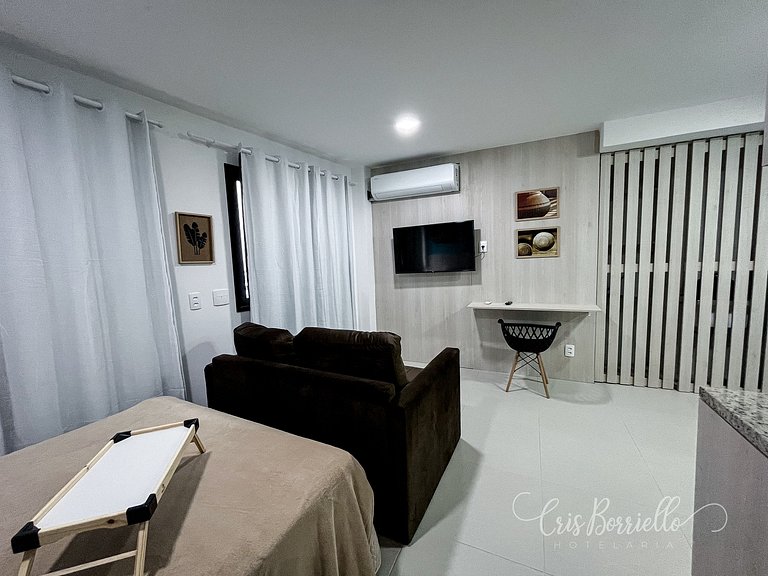 NOVO - Estúdio moderno no Centro próximo de tudo