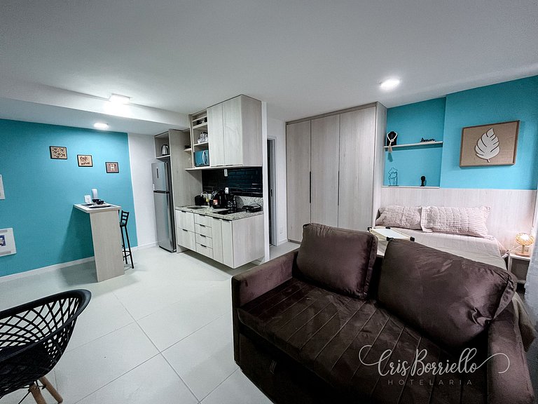 NOVO - Estúdio moderno no Centro próximo de tudo