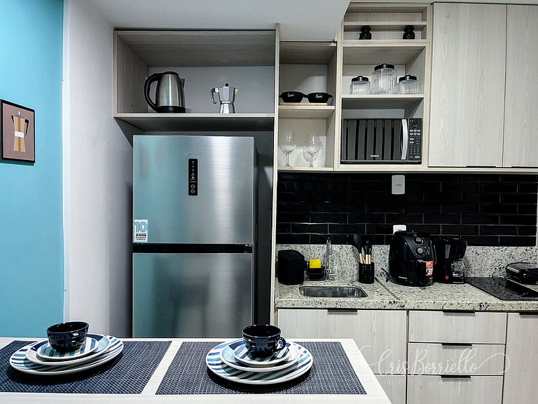 NOVO - Estúdio moderno no Centro próximo de tudo