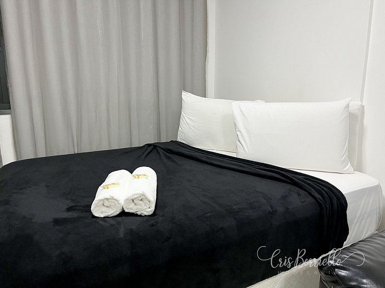 Imperdível! Studio Vista Mar+Piscina Aquecida