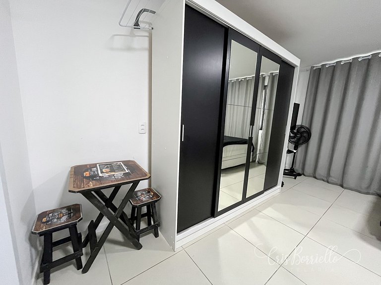 Imperdível! Studio Vista Mar+Piscina Aquecida