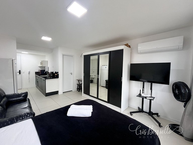 Imperdível! Studio Vista Mar+Piscina Aquecida