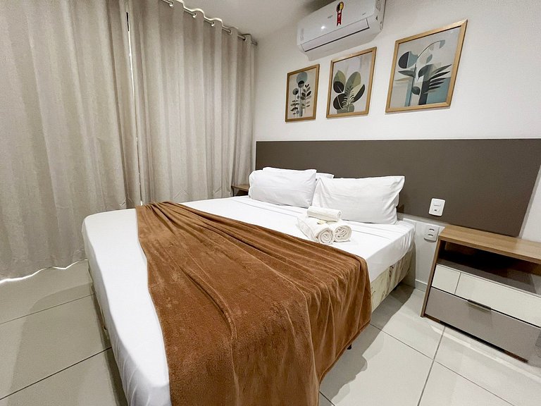 Taxa Inclusa-Studio Varanda+Piscina Aquecida+WIFI