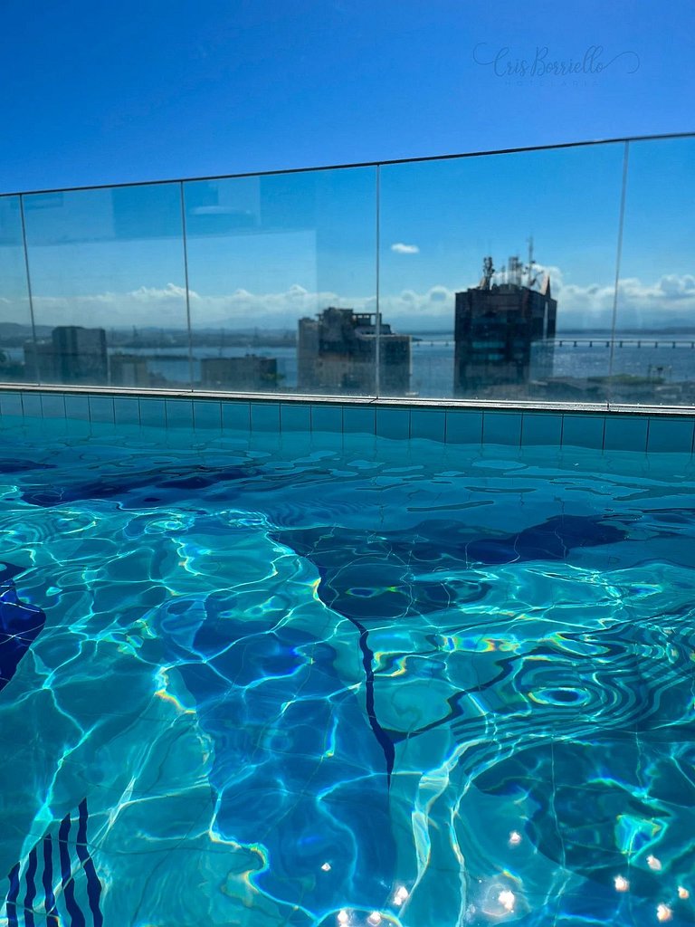 Studio belíssimo Centro do Rio + Piscina Aquecida
