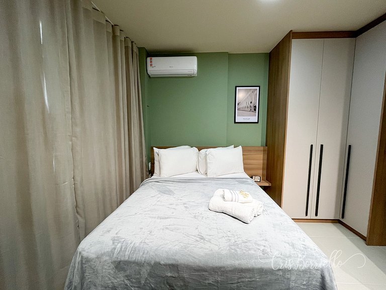 Estúdio Centro do Rio + Wifi + Piscina Aquecida Novíssimo