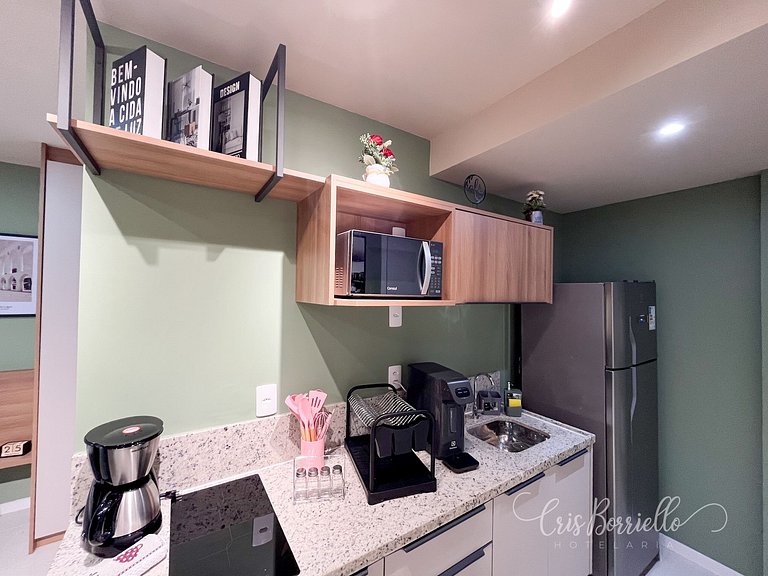 Estúdio Centro do Rio + Wifi + Piscina Aquecida Novíssimo