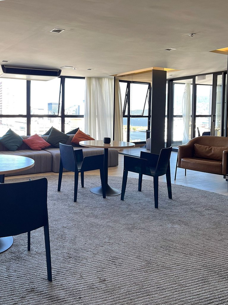 Estudio Moderno centro do Rio + Piscina Ao Ar live aquecida