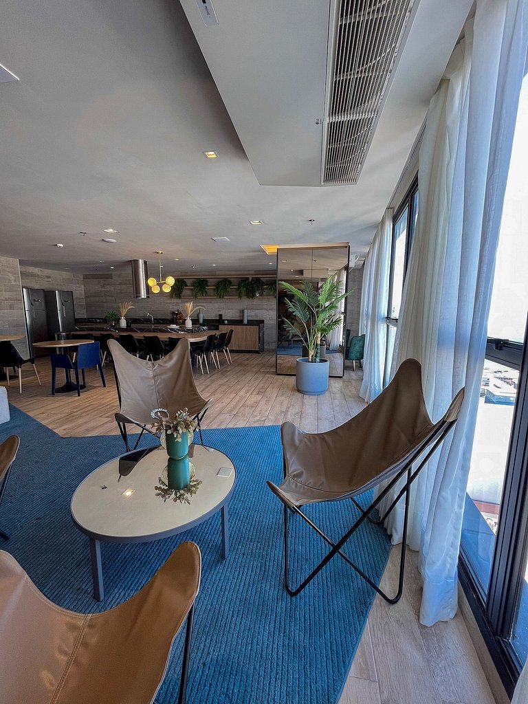 Estudio Moderno centro do Rio + Piscina Ao Ar live aquecida