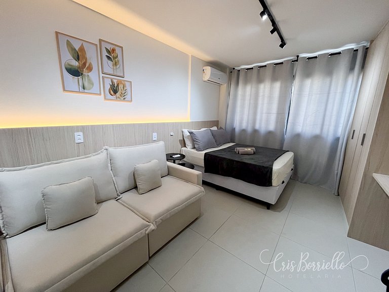 Estudio Moderno centro do Rio + Piscina Ao Ar live aquecida